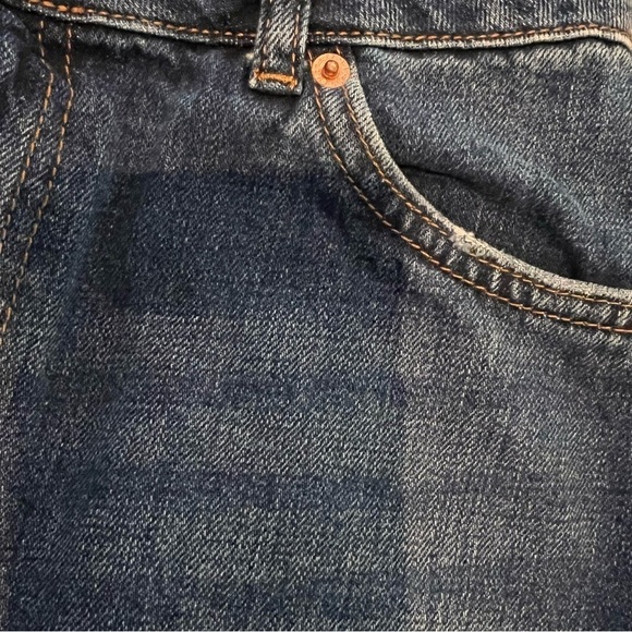 MOTO Blue Jean Skirt Frayed Bottom Size 4 - Picture 2 of 10